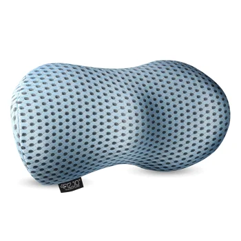 4FIZJO Orthopedic Lumbar Support Cushion for Sitting, Blue