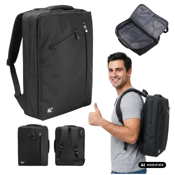 Laptop Backpack NanoRS RS203 B 15.6", 13 L, Black