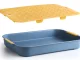 Double-Layer Kitchen Tray with Drainer for Dishes, Vegetables and Fruits, Plastic