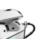 Puro 0.3 Nude Case for AirPods 4 with Carabiner, Transparent