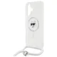 Karl Lagerfeld iPhone 16 Case IML Choupette Head & Cord MagSafe - Clear