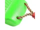 Kids Plastic Garden Swing with Adjustable Ropes 100 kg, Green