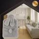 Ruhhy Rubber Hot Water Bottle with Plush Bunny Cover 1.8L 26383