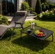 Multigarden Folding Camping Table 60x40 cm, Black