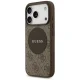 Guess iPhone 17 Pro Case 4G Circle Classic Logo MagSafe, Brown