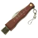 Folding Pocket Knife with a Brush for Mushroom Hunting Foraging (Mushrooming)