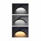 LED Half Moon Lamp 40W for Estheticians and Lash Techs, Black