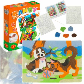 Creative Kit Sand 3D Painting, Cats and Dogs