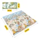 4FIZJO Double-Sided Foam Play Mat Jungle and Camping 200 x 180 cm