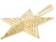 Christmas Tree Star, Gold Christmas Decoration