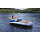 Bestway Indigo Wave 43533 Inflatable Lounge Mattress with Backrest, 191x107 cm