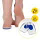 4FIZJO Silicone Gel Heel Pads S/M, Transparent