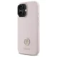 Guess iPhone 16 Case Silicone Logo Strass 4G, Light Pink