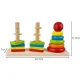 Kruzzel 19870 Wooden Sorter Toy for Kids, Multicolor