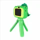 Kids Digital Camera with Tripod, Dinosaur, Green, 8GB