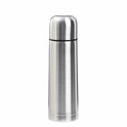 Stainless Steel Insulated Thermos 1L (34oz) for Coffee and Tea, Silver