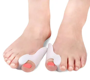 Silicone Toe Separators and Bunion Corrector, 2 Pack