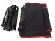 Folding Camping and Fishing Chair Black-Red