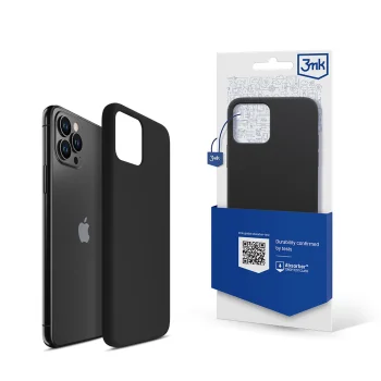 3mk Silicone Phone Case Cover iPhone 11 Pro - black