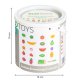 ECOTOYS Wooden Cutting Play Food Fruit Set 20 Pieces for Toddlers