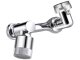 Faucet aerator extension, 1080° swivel, chrome