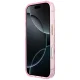 Guess IML Glitter Blossom Roses Case for iPhone 17 Pro / 18 Pro, Pink
