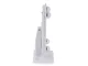 LED Illuminated Cosmetic Makeup Mirror with 180° Rotation, White