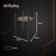 Ruhhy 26049 Loft Standing Plant Stand 41 cm Black/Wood