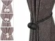 Magnetic Curtain Tiebacks, 2 pcs, Black