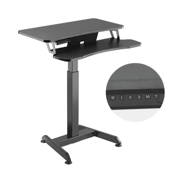 Maclean MC-835 Electric Height Adjustable Desk, Black