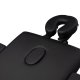 Foldable massage table ALUMINUM COMFORT 2 sections, black
