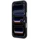 Karl Lagerfeld Saffiano Small Script Metal Case for iPhone 17/18 Pro Max - Black