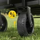 Mountain Goat STANDRAD Foldable Beach and Camping Wagon, Black
