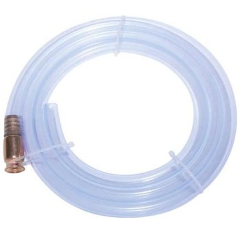 Self Priming Siphon Hose for Fuel and Liquid Transfer 200 cm, transparent