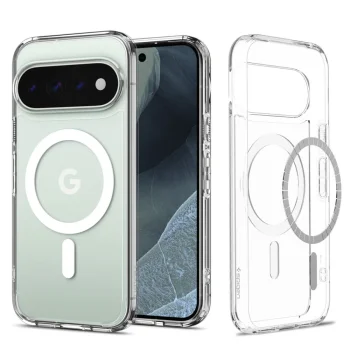 Spigen Ultra Hybrid Mag MagSafe Case for Google Pixel 11 Pro - Clear and White