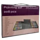 Maaleo Art Set in Suitcase, 208 Pieces, Black