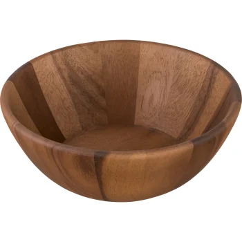 Zassenhaus Round Salad and Fruit Bowl, Acacia, 25 cm