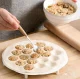 Dumpling and Pelmeni Maker Mold with 19 Holes, White
