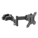Maclean MC-984 Pole Monitor Mount, Double Folding Arm, 17-32\", 8kg