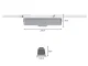 Hanging Nespresso Coffee Capsule Organizer, 30 Capsules, Pull-out, White/Grey