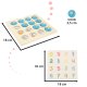Wooden puzzle board game memory + 4 cards