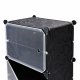 Modular Shoe Rack Organizer with 6 Tiers and Doors for Entryway