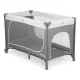 Ricokids RK-241 Travel Cot with Mattress and Bag, 125x65x78 cm, Grey