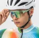 Rockbros Photochromic Cycling Glasses with UV Protection and Corrective Insert, Green