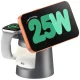 SODI W108A 3-in-1 Wireless Charger with Night Light 25W - Gray