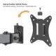 Dual Monitor 17\"-32\" Desk Mount, Black