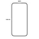 Etteri 9D Tempered Glass Screen Protector for iPhone 15 / 16 6.1\"