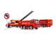 Kids Toy Transport Cargo Transporter Aircraft Airplane + 3 Fire Engines