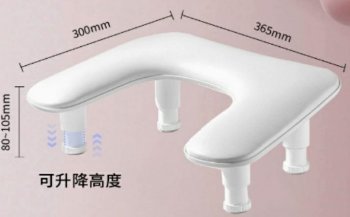 Adjustable Manicure Hand Rest for Nail Techs, White