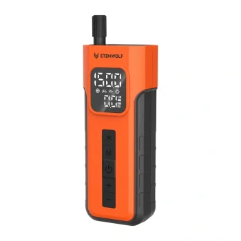 Cordless Car Air Compressor Etenwolf C2, 10.34 bar, 4000 mAh